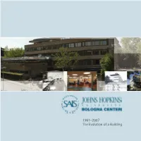 1961–2007 the Evolution of a Building Ad Honorem 2011 Edition