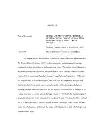 A Modern Physiological Approach to Piano Technique in Historical Context