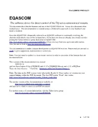 EQASCOM the Software Driver for Direct Control of the EQ Series Astronomical Mounts