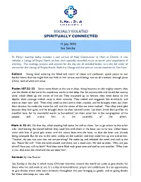 2020.07.12 Pew Sheet Sea Sunday