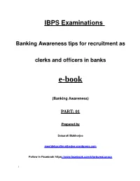 Complete Book of Banking & Computer Awareness by Debarati