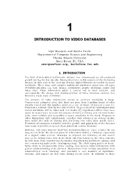 Introduction to Video Databases