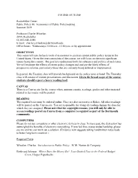 PBPL 40 Syllabus