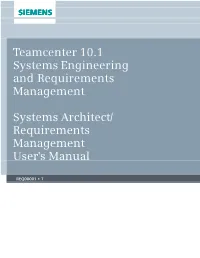 Requirements Management User's Manual