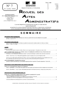 S O M M a I R E
