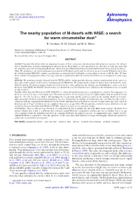 The Nearby Population of M-Dwarfs with WISE: a Search for Warm Circumstellar Dust