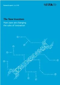 The New Inventors How Users Are Changing the Rules of Innovation