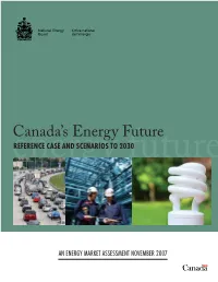 Canada's Energy Future Includes Minor Revisions and an Expanded Appendices