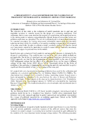 Page 230 a GRID SENSITIVITY ANALYSIS METHOD for THE
