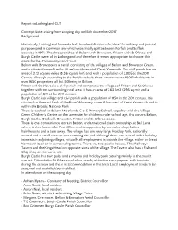 Report to Lothingland CLT Concept Note Arising from Scoping Day On
