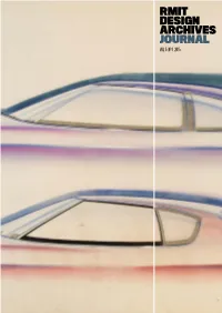 RMIT Design Archive Journal Volume 5 No 1 2015