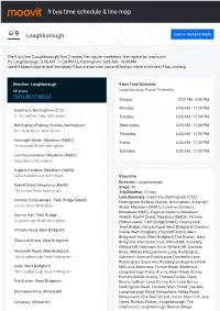 9 Bus Time Schedule & Line Route