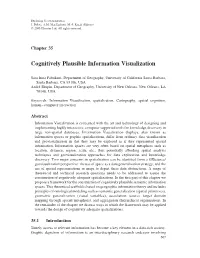 Cognitively Plausible Information Visualization