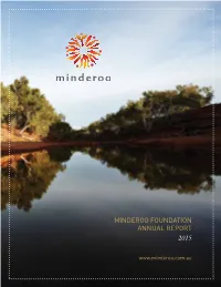 Minderoo Foundation Annual Report 2015