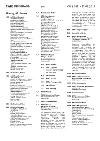 Swr2 Programm Kw 2
