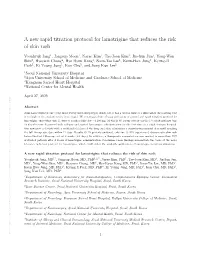 A New Rapid Titration Protocol for Lamotrigine That Reduces