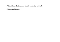 CCS Anti-Xenophobia Research and Community Outreach