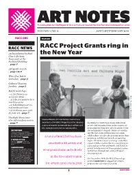 RACC Project Grants Ring in the New Year