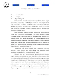 2. Identifikasi Dan Analisa Data