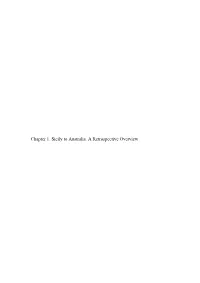 Chapter 1. Sicily to Australia. a Retrospective Overview 2