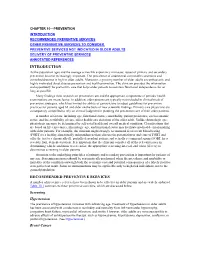 Chapter 10—Prevention