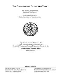 Department of Transportation (PDF)