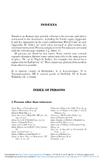 Indexes Index of Persons