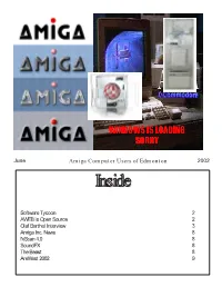 June Amiga Computer Users of Edmonton 2002 Insideinside