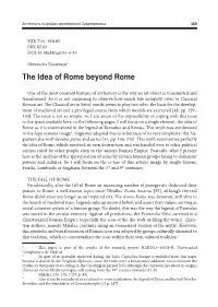 The Idea of Rome Beyond Rome