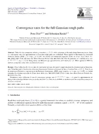 Convergence Rates for the Full Gaussian Rough Paths