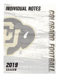 Individual Notes
