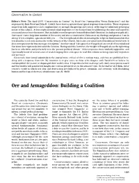Orr and Armageddon: Building a Coalition