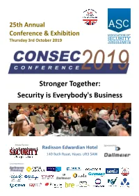 Stronger Together: Security Is Everybody's Business