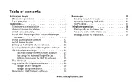 Table of Contents Before You Begin