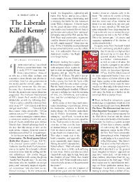The Liberals Killed Kenny!