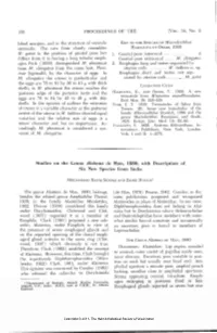 [VOL. 34, No. 2 Lobed Margins, and in the Structure of Vesicula KEY to the SPECIES of Macrolecithus Seminalis