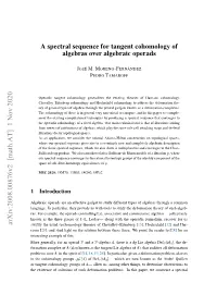 A Spectral Sequence for Tangent Cohomology of Algebras Over Algebraic Operads