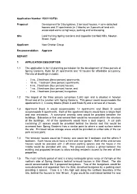 Application Number 15/01110/FUL Proposal Development for 3