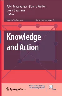 Benno Werlen Laura Suarsana Editors Klaus Tschira Symposia Knowledge and Space 9