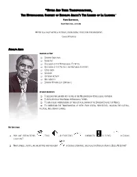 BMU Myths & Their Transformations Student Edition 2009