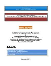 Final Report Submitted to Department Hydrology and Meteorology