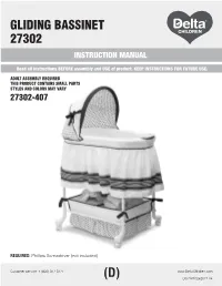 Gliding Bassinet 27302 Instruction Manual