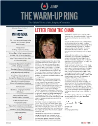 Letter from the Chair in This Issue 2020