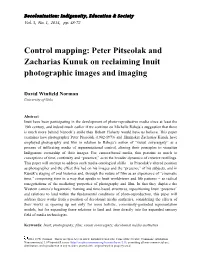Peter Pitseolak and Zacharias Kunuk on Reclaiming Inuit Photographic Images and Imaging