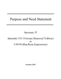Purpose and Need Statement