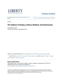 The Chapters of Exodus, Leviticus, Numbers, and Deuteronomy