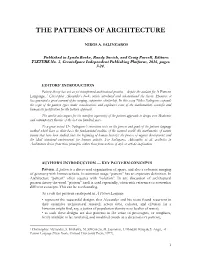 The Patterns of Architecture/T3xture