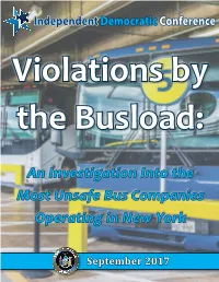 An Investigation Into the Most Unsafe Bus Companies Operating in New York