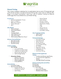 Testing Tools Magnitia Content