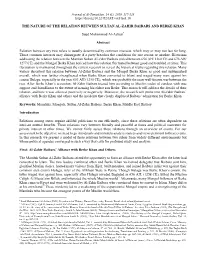 THE NATURE of the RELATION BETWEEN SULTAN AL-ZAHIR BAIBARS and BERKE KHAN Saud Mohammad Al-Asfour* Abstract Relation Between